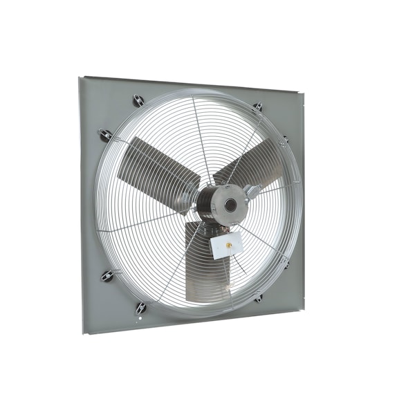 Exhaust Fan, 30" TEAO Motor, 120V, With Venturi, 1/4HP, 3-Speed, Gray
